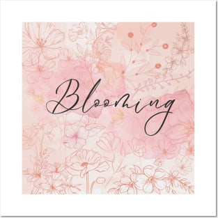 Blooming Flowers Posters and Art